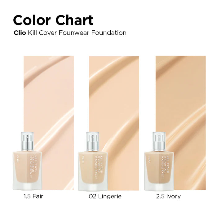 CLIO- Kill Cover Founwear Foundation SPF30 PA+++