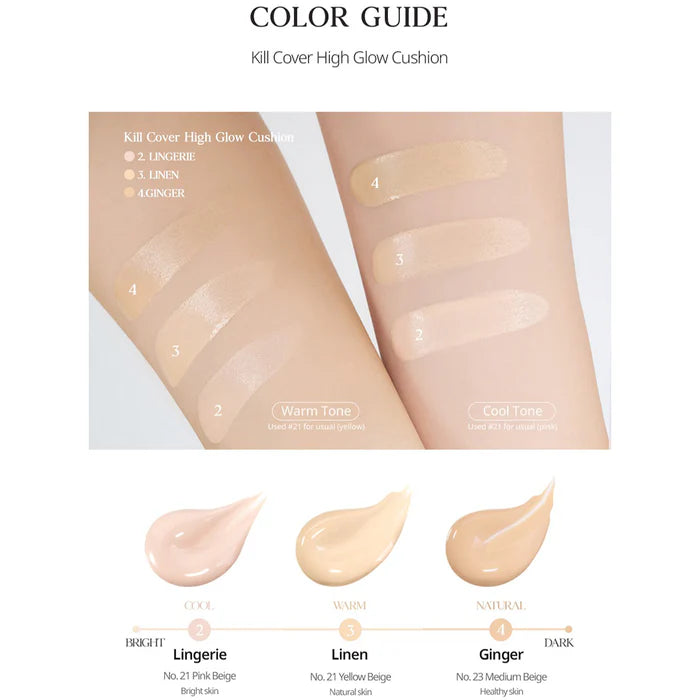 CLIO - Kill Cover High Glow Cushion Set