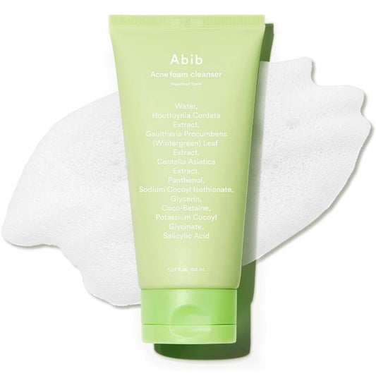 Abib - Acne Foam Cleanser Heartleaf Foam