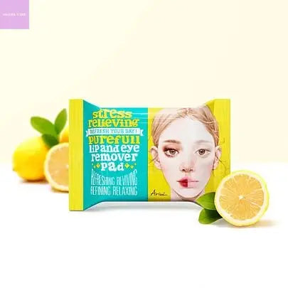 [Ariul] Stress Relieving Purefull Lip and Eye Remover Pad 30pads seoul vibe