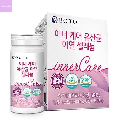[BOTO] Inner Care lactobacillus Zinc Selenium 500mg*30ea seoul vibe