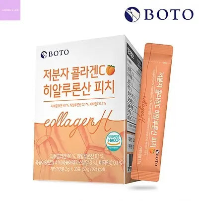 [BOTO] Low Molecular Collagen C Hyaluronic acid Peach (30 sticks) seoul vibe