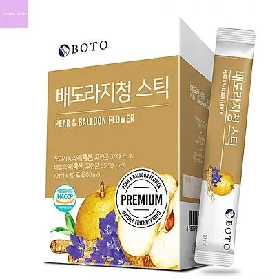 [BOTO]   Pear & Balloon Flower Stick 10ml*30 Sticks seoul vibe