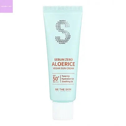 [Be The Skin] Sebum Zero Aloerice Vegan Sun Cream 50ml SPF 50+, PA++++ seoul vibe