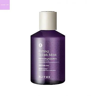 [Blithe] Patting Splash Mask Rejuvenating Purple Berry 150ml - Seoul Vibe