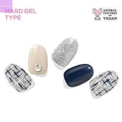 [EDGEU] Formal Tweed Nail Strips Hanul Hanbok