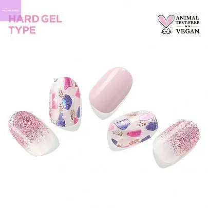 [EDGEU] Pink Sun Catcher Nail Strips Hanul Hanbok