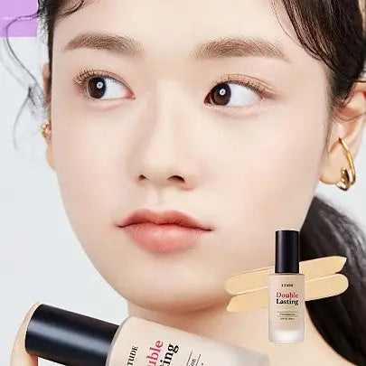 [ETUDE] Double Lasting Foundation #21W1 Beige - Seoul Vibe