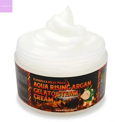 [Elizavecca] Aqua Rising Argan Gelato Steam Cream 100g - Seoul Vibe