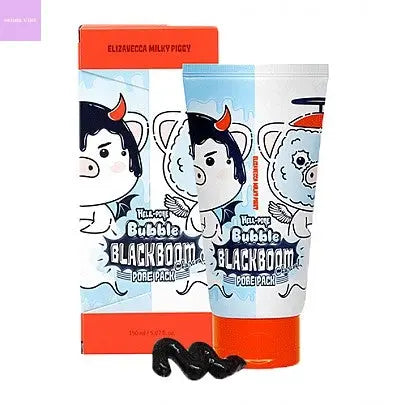 [Elizavecca] Hell-Pore Bubble Black Boom Pore Pack 150ml - Seoul Vibe