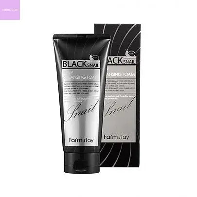 [Farmstay] Black Snail Deep Cleansing Foam 180ml Hanul Hanbok