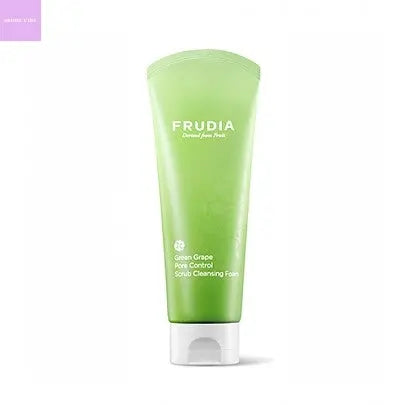 [Frudia] Green Grape Pore Control Scrub Cleansing Foam 145ml Hanul Hanbok