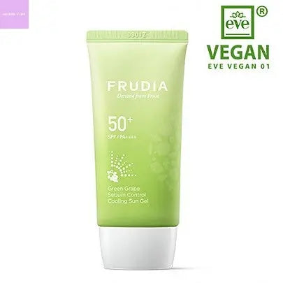 [Frudia] Green Grape Sebum Control Cooling Sun Gel 50ml Hanul Hanbok