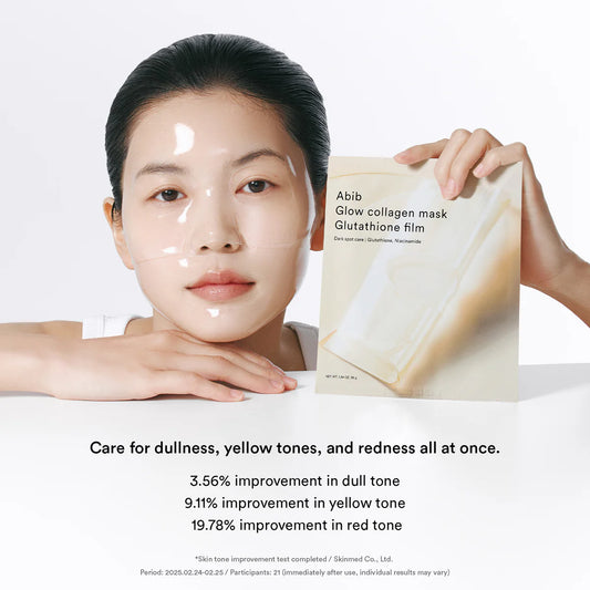 Abib - Glow Collagen Mask Glutathione Film Set