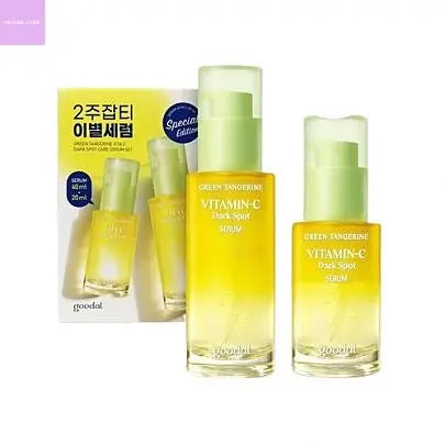 [Goodal] Green Tangerine Vita C Dark Spot Care Serum 40ml+20ml Set Hanul Hanbok