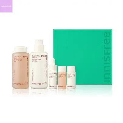 [Innisfree] Black Tea Ampoule Skincare Set seoul vibe