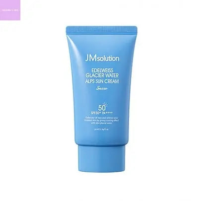 [JM Solution] Edelweiss Glacier Water Alps Moist Suncream Snow SPF50+ PA++++ (50ml) Hanul Hanbok