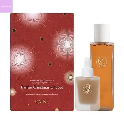 [KAINE] Barrier Christmas Gift Set (Kombu Balancing Toner 150ml + Kombu Barrier Ampoule 30ml) Hanul Hanbok