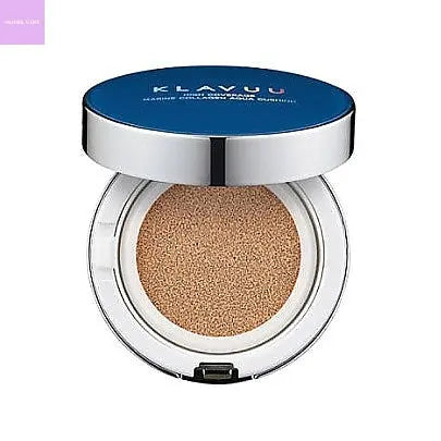[KLAVUU] Blue Pearlsation High Coverage Marine Collagen Aqua Cushion - Seoul Vibe