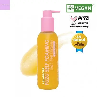 [LALARECIPE] Yuzu Self Foaming 3in1 Cleanser 200ml Hanul Hanbok