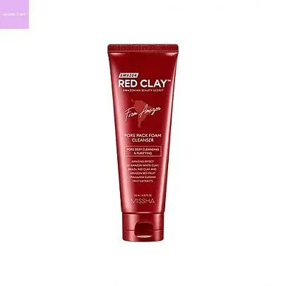 [MIssha] Amazon Red Clay™ Pore Pack Foam Cleanser 120ml Hanul Hanbok