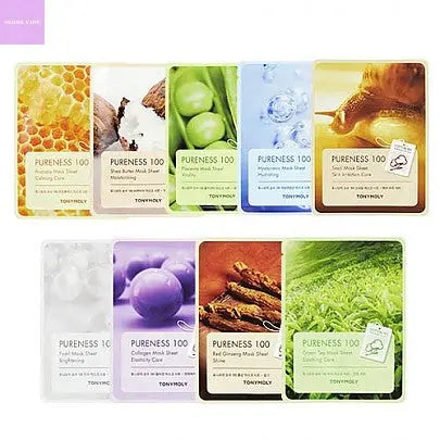 [Tonymoly] Pureness 100 Mask Sheet (10 Types) seoul vibe