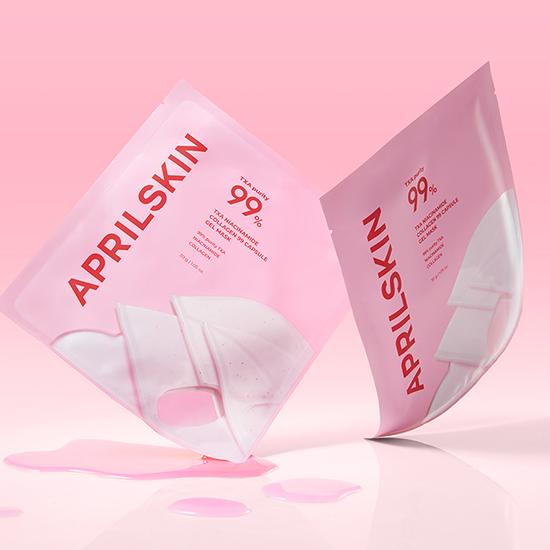 APRILSKIN - TXA Niacinamide Collagen 99 Capsule Gel Mask Set