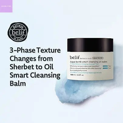 [belif] Aqua Bomb Smart Cleansing Oil Balm 100ml seoul vibe