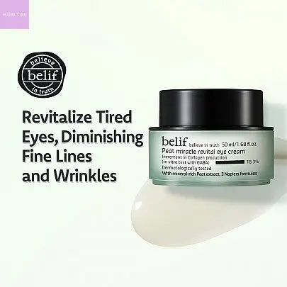 [belif] Peat Miracle Revital Eye Cream 25ml seoul vibe