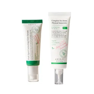 AXIS - Y - Bundle: AXIS-Y Dark Spot Correcting Glow Serum + Complete No-Stress Physical Sunscreen (V3) OTC Version