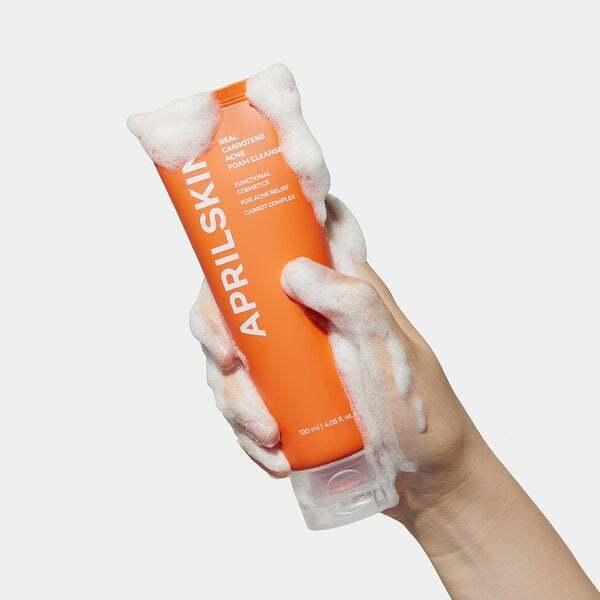 APRILSKIN - Real Carrotene Acne Foam Cleanser